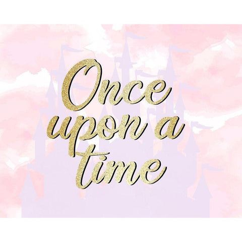 Once Upon a Time Gold Ornate Wood Framed Art Print with Double Matting by Allen, Kimberly