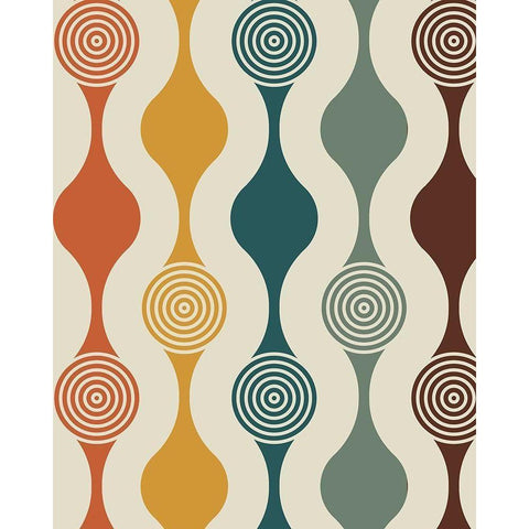 Lines 1 White Modern Wood Framed Art Print by Allen, Kimberly