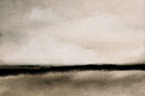 Dusk White Modern Wood Framed Art Print with Double Matting by Allen, Kimberly