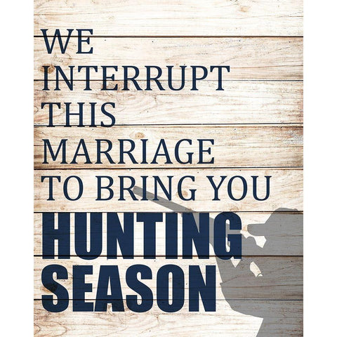 We Interrupt Black Modern Wood Framed Art Print by Allen, Kimberly