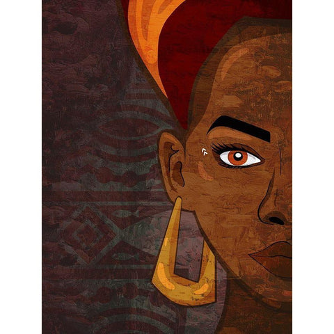 Her Gaze 2 White Modern Wood Framed Art Print by Allen, Kimberly