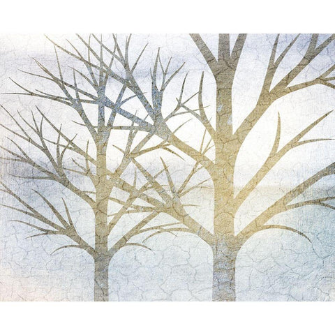 Blue Days 1 Black Modern Wood Framed Art Print with Double Matting by Allen, Kimberly