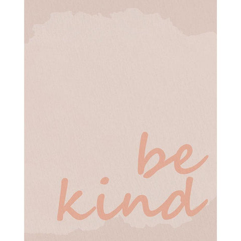 Kind Vibes 1 Black Modern Wood Framed Art Print with Double Matting by Allen, Kimberly