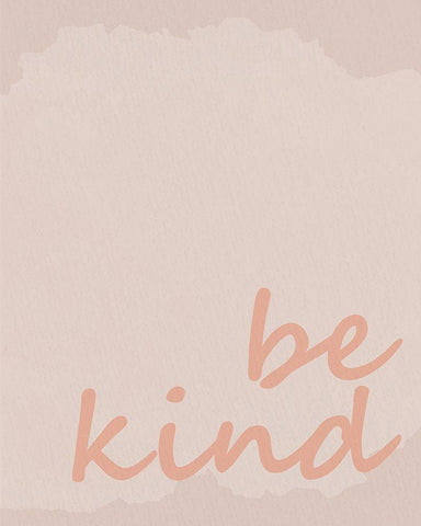 Kind Vibes 1 White Modern Wood Framed Art Print with Double Matting by Allen, Kimberly