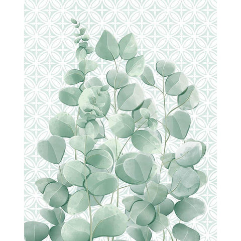 Eucalyptus Mood 4 White Modern Wood Framed Art Print by Allen, Kimberly