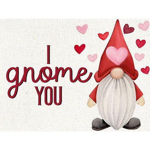 I Gnome You White Modern Wood Framed Art Print by Allen, Kimberly
