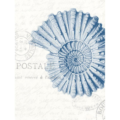 Seaside Card 2 White Modern Wood Framed Art Print by Allen, Kimberly