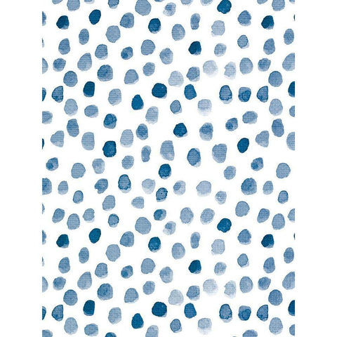 Dots 1 White Modern Wood Framed Art Print by Allen, Kimberly
