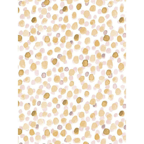 Dots 2 Black Modern Wood Framed Art Print with Double Matting by Allen, Kimberly