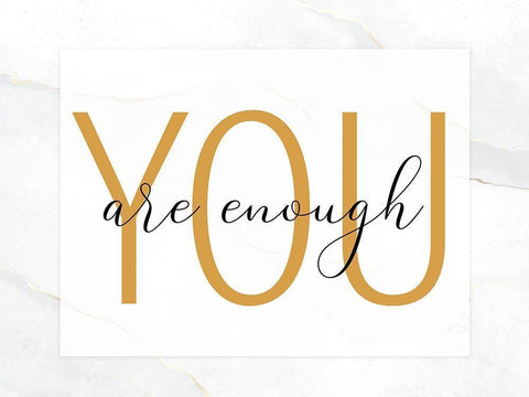 Be 2 White Modern Wood Framed Art Print with Double Matting by Allen, Kimberly