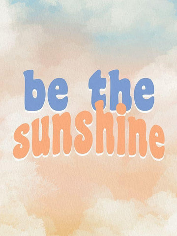 Be the Sunshine Black Ornate Wood Framed Art Print with Double Matting by Allen, Kimberly