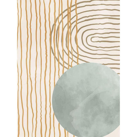 Organic Desert 1 White Modern Wood Framed Art Print by Allen, Kimberly