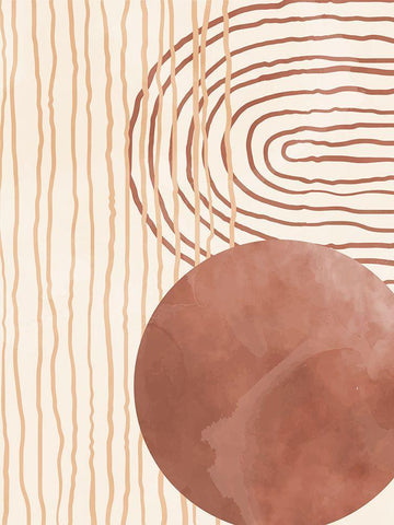 Organic Desert 1 Black Ornate Wood Framed Art Print with Double Matting by Allen, Kimberly