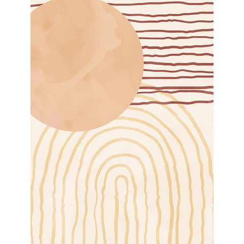 Organic Desert 2 White Modern Wood Framed Art Print by Allen, Kimberly