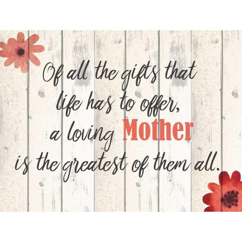 Of All The Gifts Gold Ornate Wood Framed Art Print with Double Matting by Allen, Kimberly