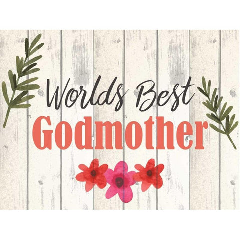 Worlds Best Gold Ornate Wood Framed Art Print with Double Matting by Allen, Kimberly