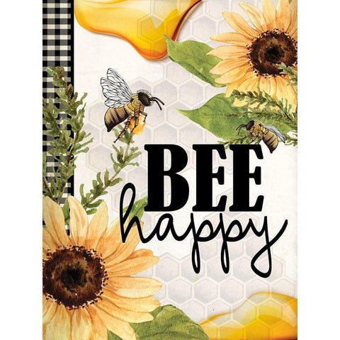 Bee Keeper 5 Black Modern Wood Framed Art Print with Double Matting by Allen, Kimberly