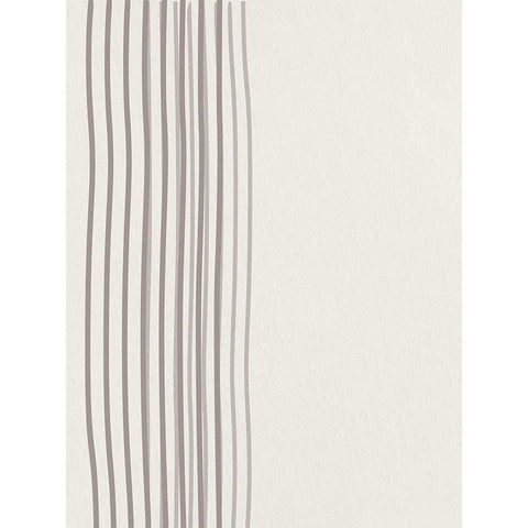 Lined 1 White Modern Wood Framed Art Print by Allen, Kimberly