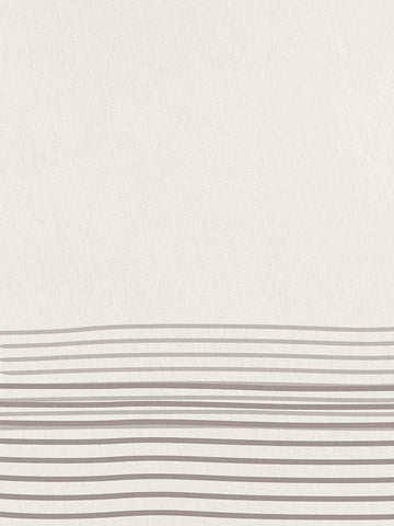 Lined 2 White Modern Wood Framed Art Print with Double Matting by Allen, Kimberly