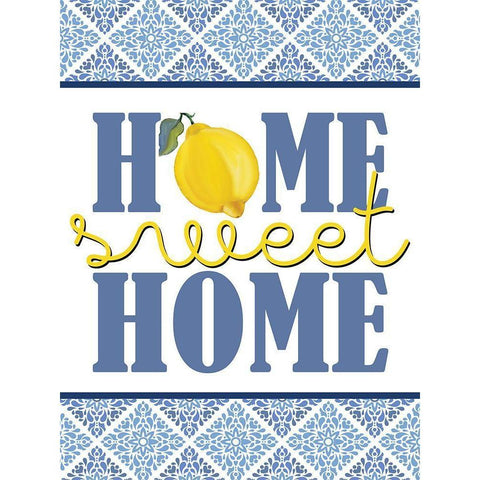 Lemon Tile 14 White Modern Wood Framed Art Print by Allen, Kimberly