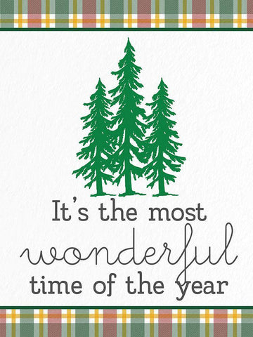 Wonderful Time White Modern Wood Framed Art Print with Double Matting by Allen, Kimberly