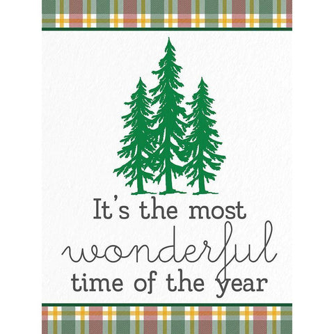 Wonderful Time White Modern Wood Framed Art Print by Allen, Kimberly