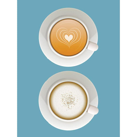 Time for Coffee 2 Gold Ornate Wood Framed Art Print with Double Matting by Allen, Kimberly