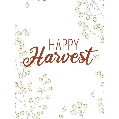 Autumn Harvest 2 White Modern Wood Framed Art Print by Allen, Kimberly