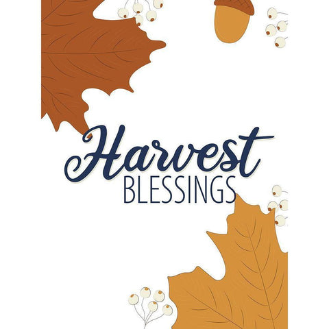 Autumn Harvest 3 Black Modern Wood Framed Art Print with Double Matting by Allen, Kimberly