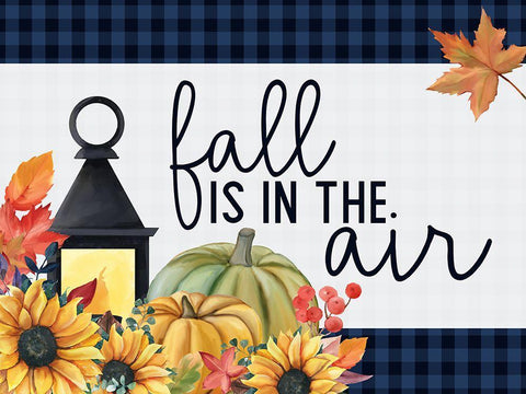 In the Fall 2 Black Ornate Wood Framed Art Print with Double Matting by Allen, Kimberly