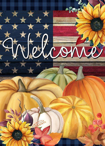 In the Fall 3 White Modern Wood Framed Art Print with Double Matting by Allen, Kimberly