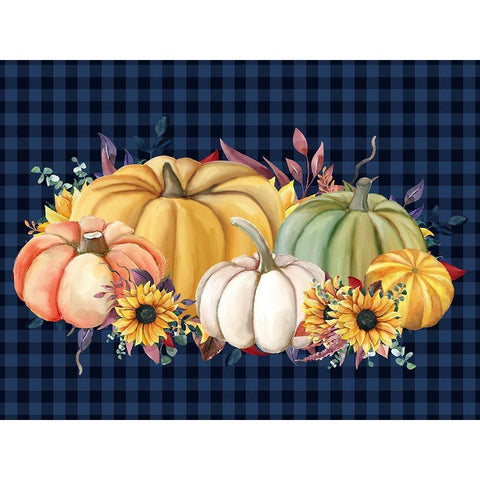 In the Fall 4 Gold Ornate Wood Framed Art Print with Double Matting by Allen, Kimberly