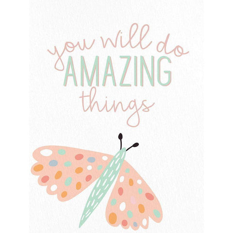 Amazing Things 1 Black Modern Wood Framed Art Print by Allen, Kimberly