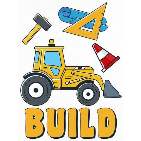 Build 1 Gold Ornate Wood Framed Art Print with Double Matting by Allen, Kimberly