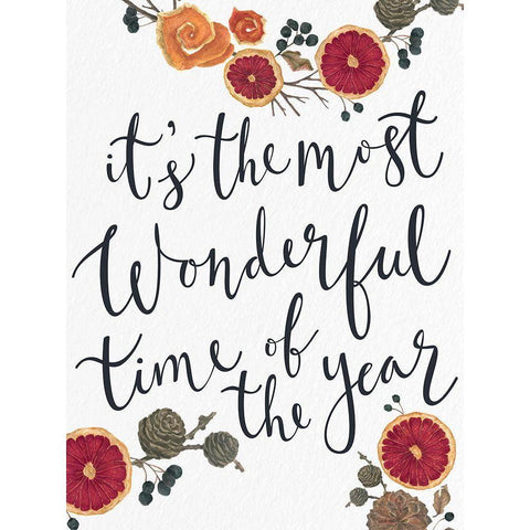 Most Wonderful Dried Fruit Black Modern Wood Framed Art Print by Allen, Kimberly