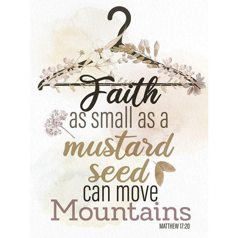 Faith as Small Black Modern Wood Framed Art Print by Allen, Kimberly