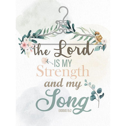 My Song White Modern Wood Framed Art Print by Allen, Kimberly