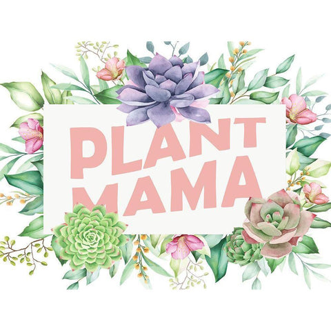 Plant Mama Gold Ornate Wood Framed Art Print with Double Matting by Allen, Kimberly