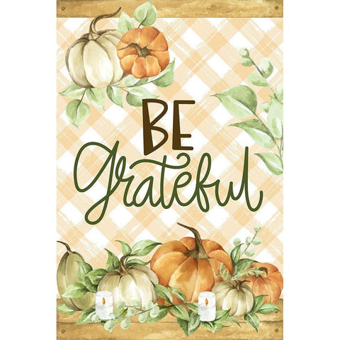 Be Grateful Black Modern Wood Framed Art Print by Allen, Kimberly