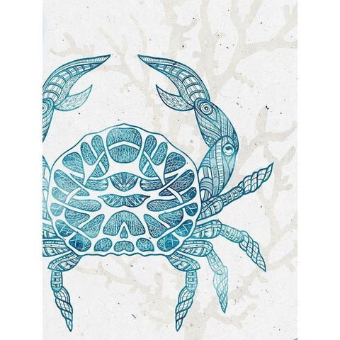 Sea Creature 3 Black Modern Wood Framed Art Print with Double Matting by Allen, Kimberly