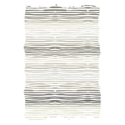 Layered White Modern Wood Framed Art Print by Allen, Kimberly