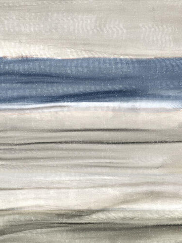 Serenity Hue White Modern Wood Framed Art Print with Double Matting by Allen, Kimberly