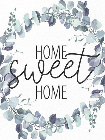 Sweet Home Black Ornate Wood Framed Art Print with Double Matting by Allen, Kimberly