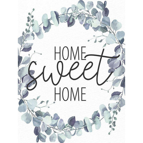 Sweet Home Black Modern Wood Framed Art Print by Allen, Kimberly