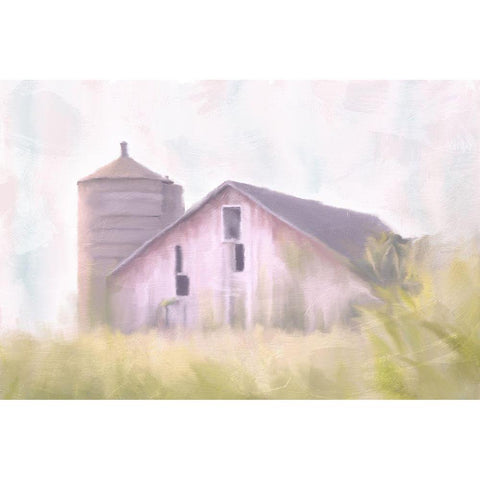 In the Fields Gold Ornate Wood Framed Art Print with Double Matting by Allen, Kimberly