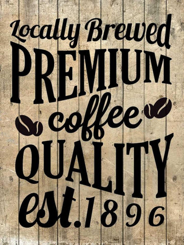Premium Coffee 1 Black Ornate Wood Framed Art Print with Double Matting by Allen, Kimberly