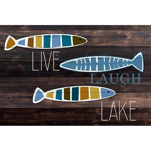 Faith Fish 2 White Modern Wood Framed Art Print by Allen, Kimberly