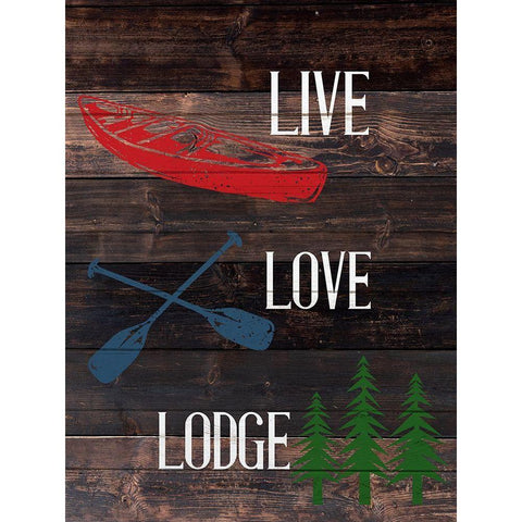 Live Lake 3 White Modern Wood Framed Art Print by Allen, Kimberly