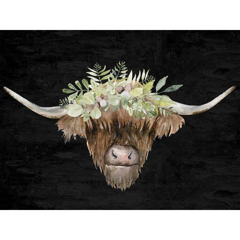 Highland White Modern Wood Framed Art Print by Allen, Kimberly
