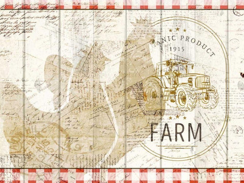 Farm Fresh 2 Black Ornate Wood Framed Art Print with Double Matting by Allen, Kimberly